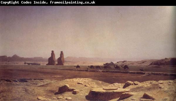 Jean Leon Gerome A View of the Plain of Thebes in Upper Egypt